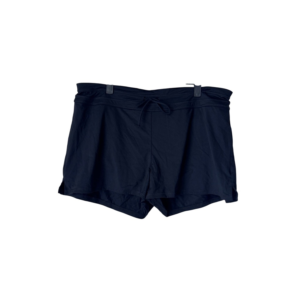 Athleta Black Swim Shorts Board Shorts with Pockets XL TG